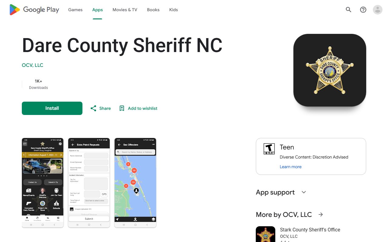 Dare County arrest records and court charges Google Play app source