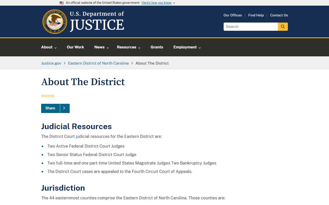 Dare County Superior Court records and federal prosecutor distinction