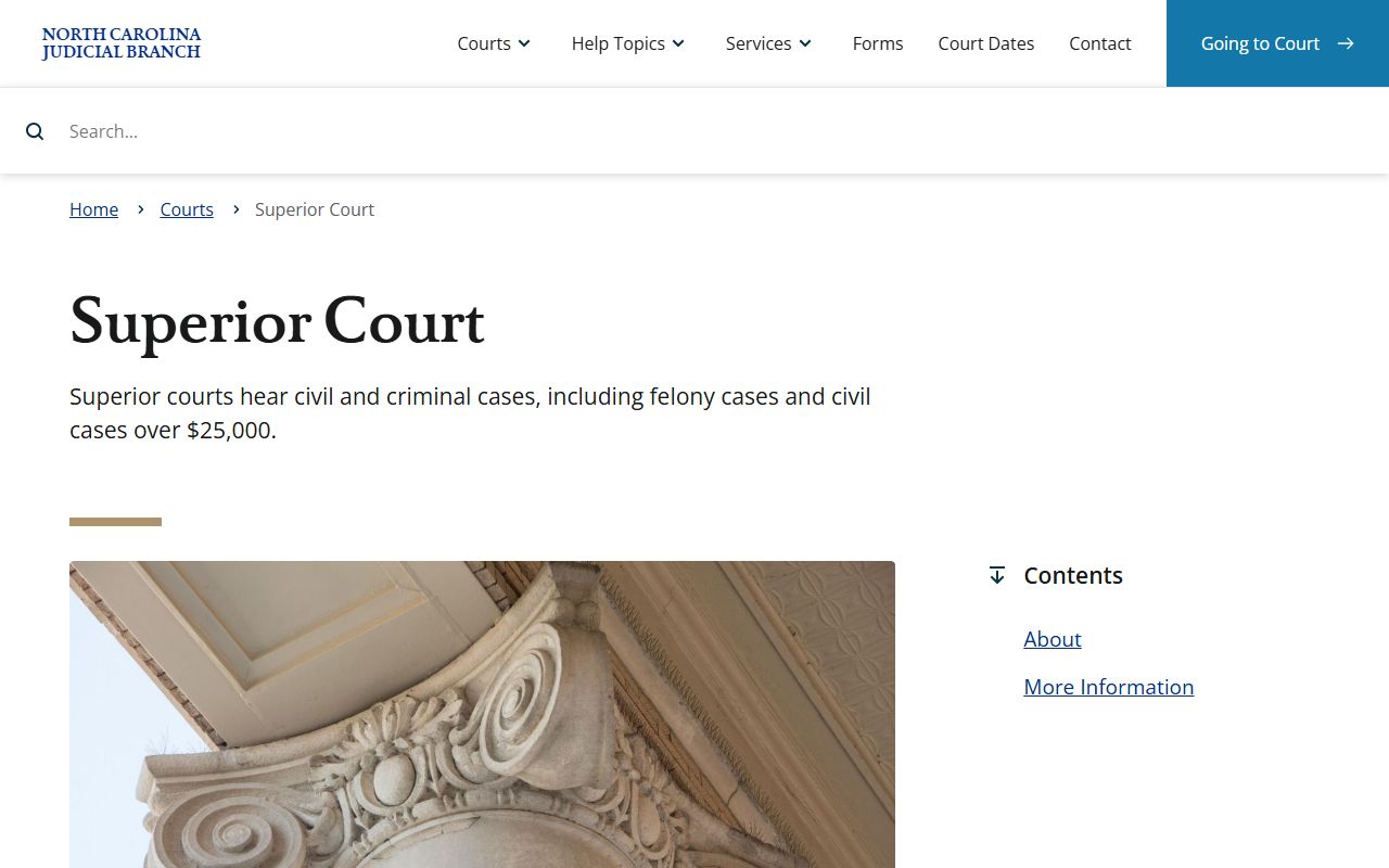 Dare County court records North Carolina Superior Court information