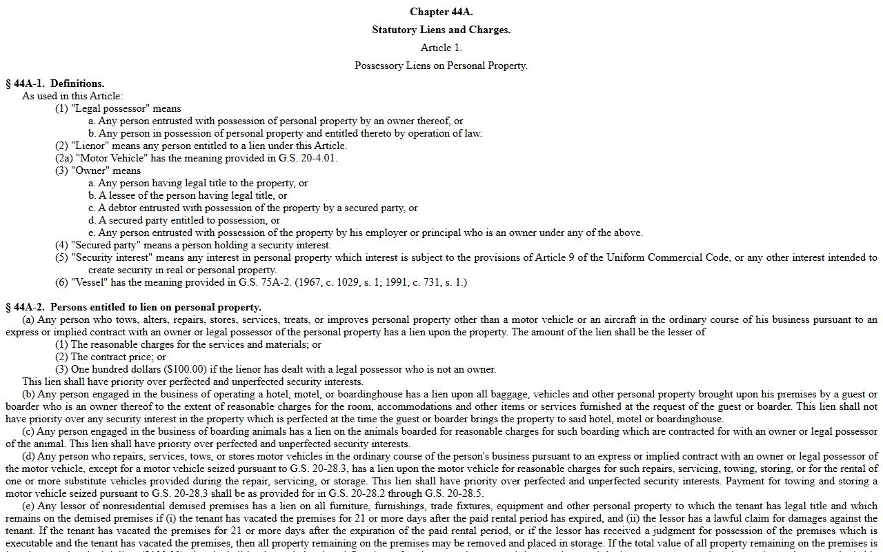 Dare County probate records and North Carolina property claim statutes